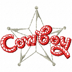 Cowboy And Hunter Embroidery Design 6